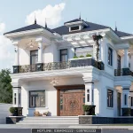 mẫu nhà 2 tầng mái Nhật đẹp