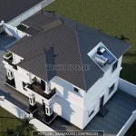 mẫu nhà 2 tầng mái Nhật đẹp