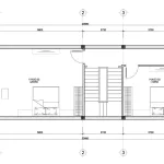 mặt bằng mẫu nhà phố 2 tầng 1 tum 5x20m