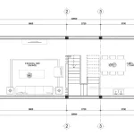 mặt bằng mẫu nhà phố 2 tầng 1 tum 5x20m