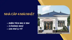 nhà cấp 4 mái nhật