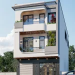 nhà phố 3 tầng hiện đại