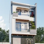 nhà phố 3 tầng hiện đại