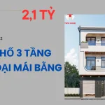 nhà phố 3 tầng hiện đại