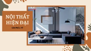 nội thất nhà ống 2 tầng 1 tum