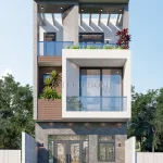 thiết kế nhà phố 3 tầng hiện đại
