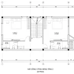 mặt bằng thiết kế nhà phố 3 tầng hiện đại