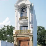 thiết kế nhà phố tân cổ điển