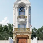 thiết kế nhà phố tân cổ điển