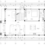 mặt bằng thiết kế nhà 2 tầng mái Nhật