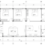 mặt bằng thiết kế nhà cấp 4 mái nhật