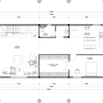 mặt bằng mẫu nhà phố 2 tầng 1 tum hiện đại