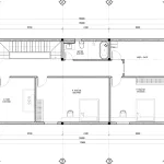 mặt bằng mẫu nhà phố 2 tầng 1 tum hiện đại