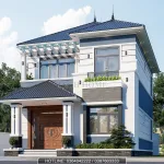 nhà 2 tầng mái Nhật