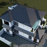 nhà 2 tầng mái Nhật