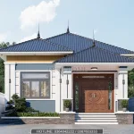 thiết kế nhà cấp 4 mái Nhật