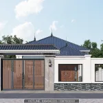 nhà cấp 4 mái Nhật