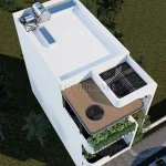 nhà phố 2 tầng 1 tum