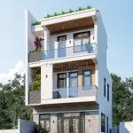 nhà phố 3 tầng hiện đại