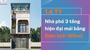 nhà phố 3 tầng hiện đại
