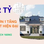 thiết kế biệt thự nhà vườn mái Nhật