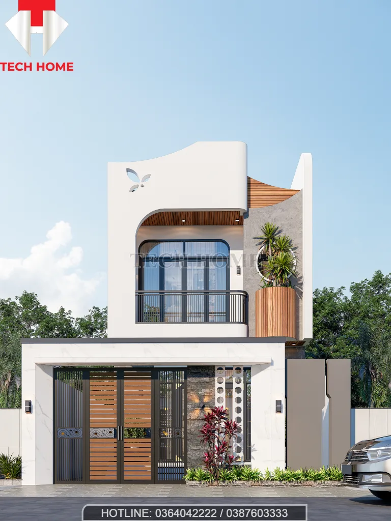 thiết kế nhà 2 tầng