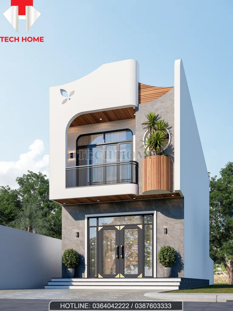 thiết kế nhà 2 tầng