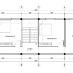 mặt bằng thiết kế nhà 2 tầng