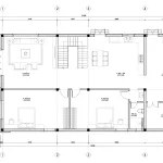 mặt bằng thiết kế nhà 2 tầng mái Nhật