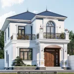 thiết kế nhà 2 tầng mái Nhật