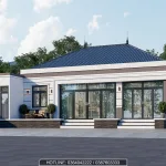 thiết kế nhà cấp 4 mái Nhật