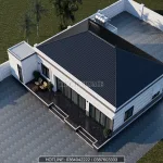 thiết kế nhà cấp 4 mái Nhật