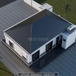 thiết kế nhà cấp 4 mái Nhật