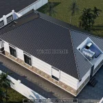 thiết kế nhà cấp 4 mái nhật