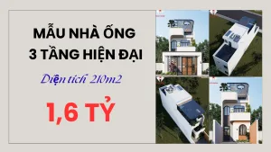 thiết kế nhà ống 3 tầng