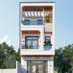 thiết kế nhà ống 3 tầng hiện đại