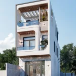 thiết kế nhà ống 3 tầng hiện đại