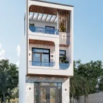 thiết kế nhà ống 3 tầng hiện đại