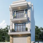 thiết kế nhà ống tân cổ điển