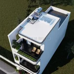 thiết kế nhà phố 2 tầng 1 tum