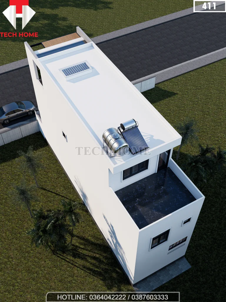 thiết kế nhà phố 3 tầng