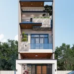 thiết kế nhà phố 3 tầng