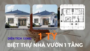 biệt thự nhà vườn 1 tầng