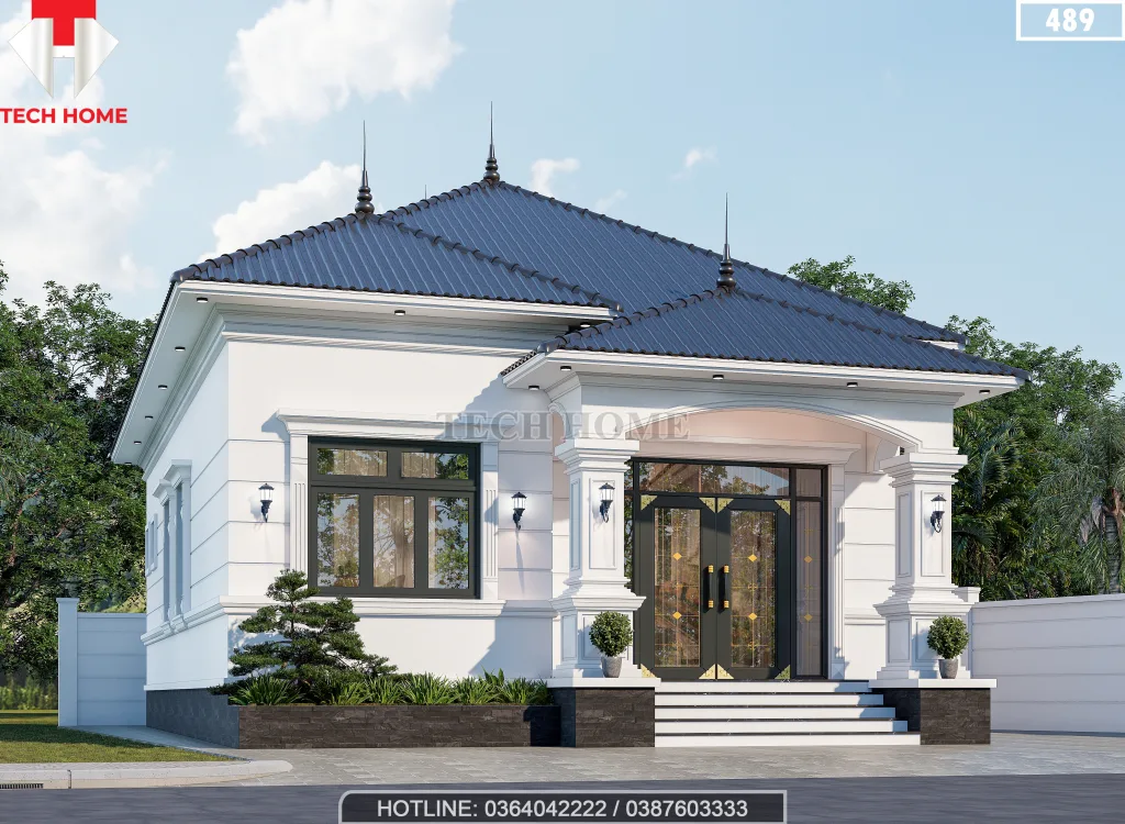 biệt thự nhà vườn 1 tầng