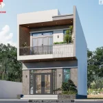 Góc nghiêng mẫu nhà 2 tầng đẹp