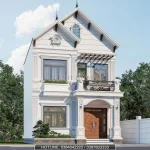 mẫu nhà 2 tầng mái Thái