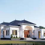 Góc nghiêng mẫu nhà cấp 4 mái Nhật hiện đại