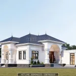 Góc nghiêng mẫu nhà cấp 4 mái Nhật hiện đại