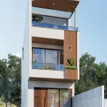 thiết kế nhà ống 3 tầng