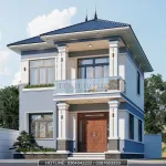 nhà 2 tầng mái Nhật